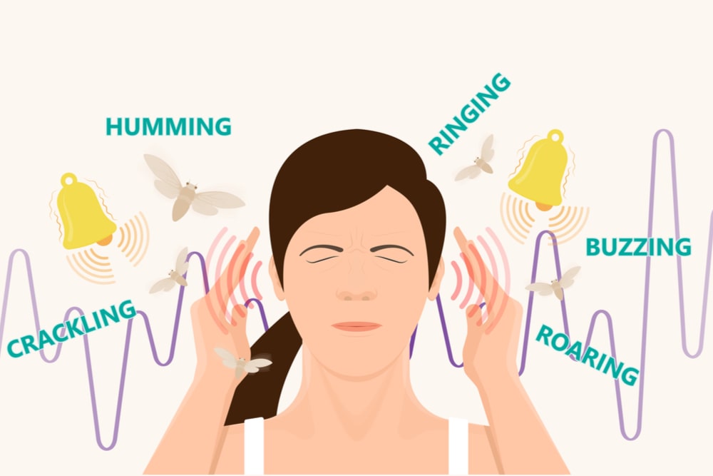 Tinnitus disorder a ringing sound in the ear hearing